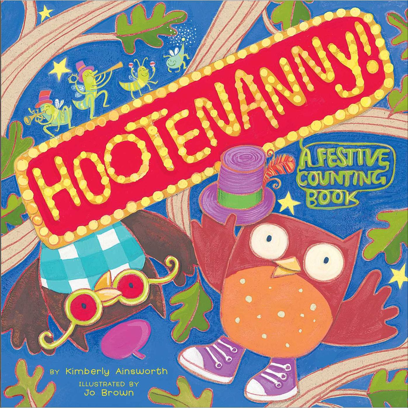 Hootenanny!: A Festive Counting Book (with audio recording)
