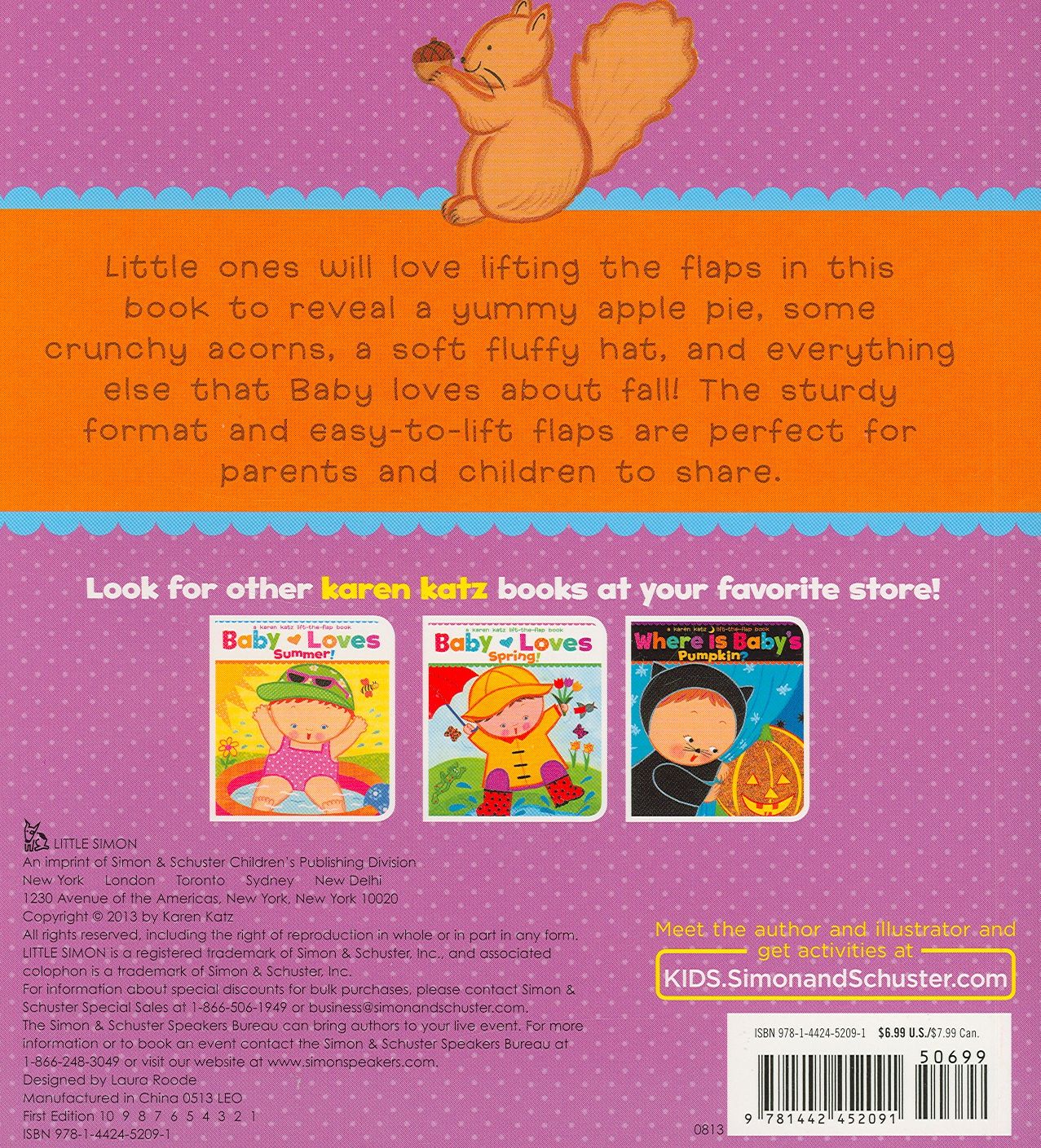 Baby Loves Fall!: A Karen Katz Lift-the-Flap Book