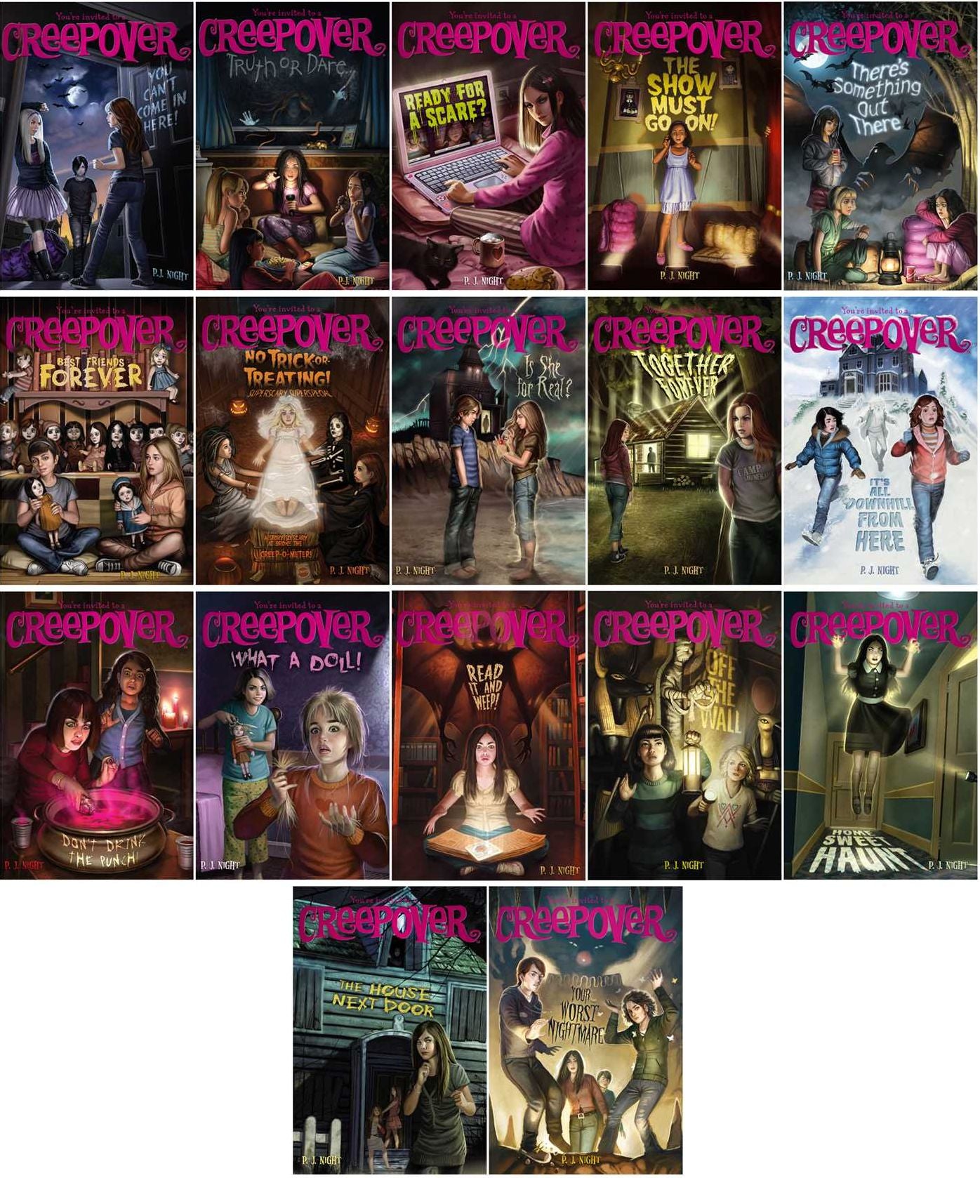 It's All Downhill from Here (You're Invited to a Creepover Series #10)