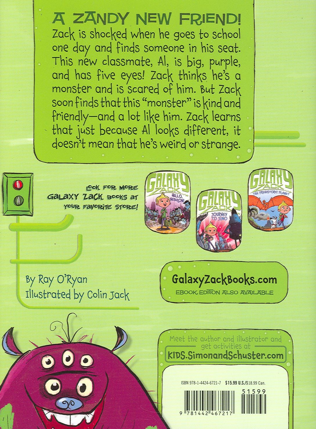 Monsters in Space! (Galaxy Zack Series #4)