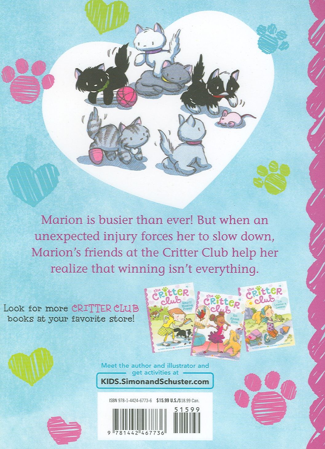 Marion Takes a Break (Critter Club Series #4)