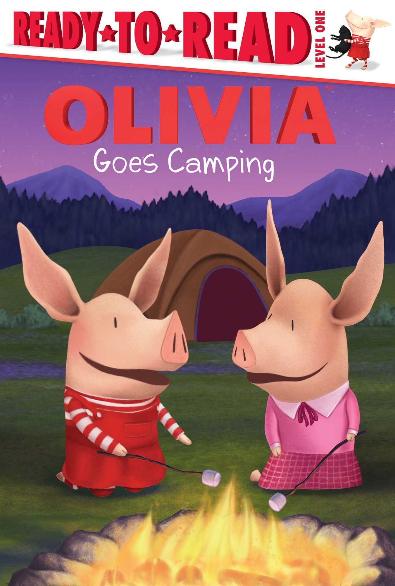 Olivia Goes Camping (Ready-to-Read Series Level 1)