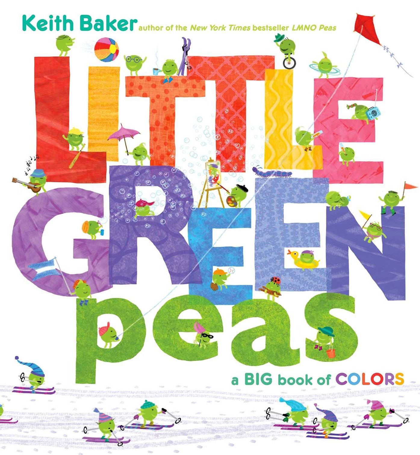 Little Green Peas: A Big Book of Colors (with audio recording)