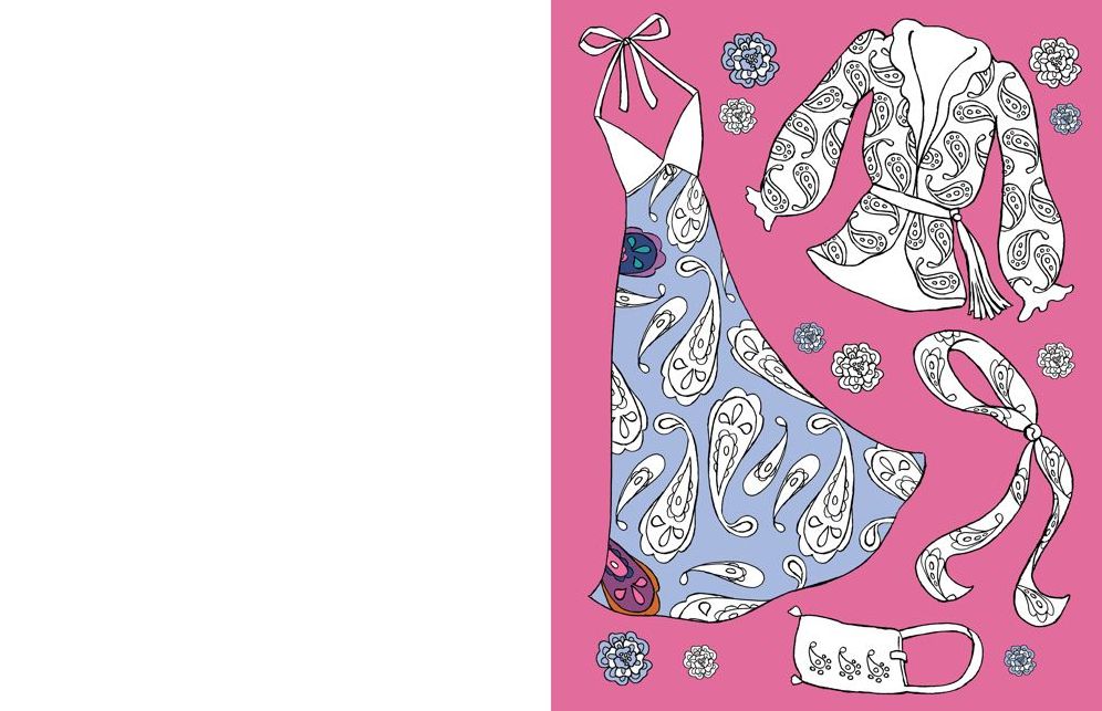 Pretty Fashions: Beautiful Fashions to Color!