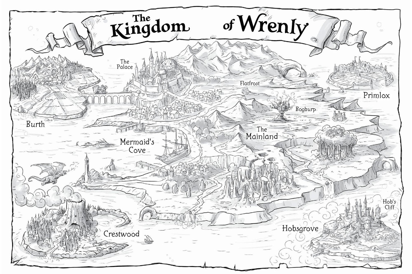 The Scarlet Dragon (The Kingdom of Wrenly Series #2)