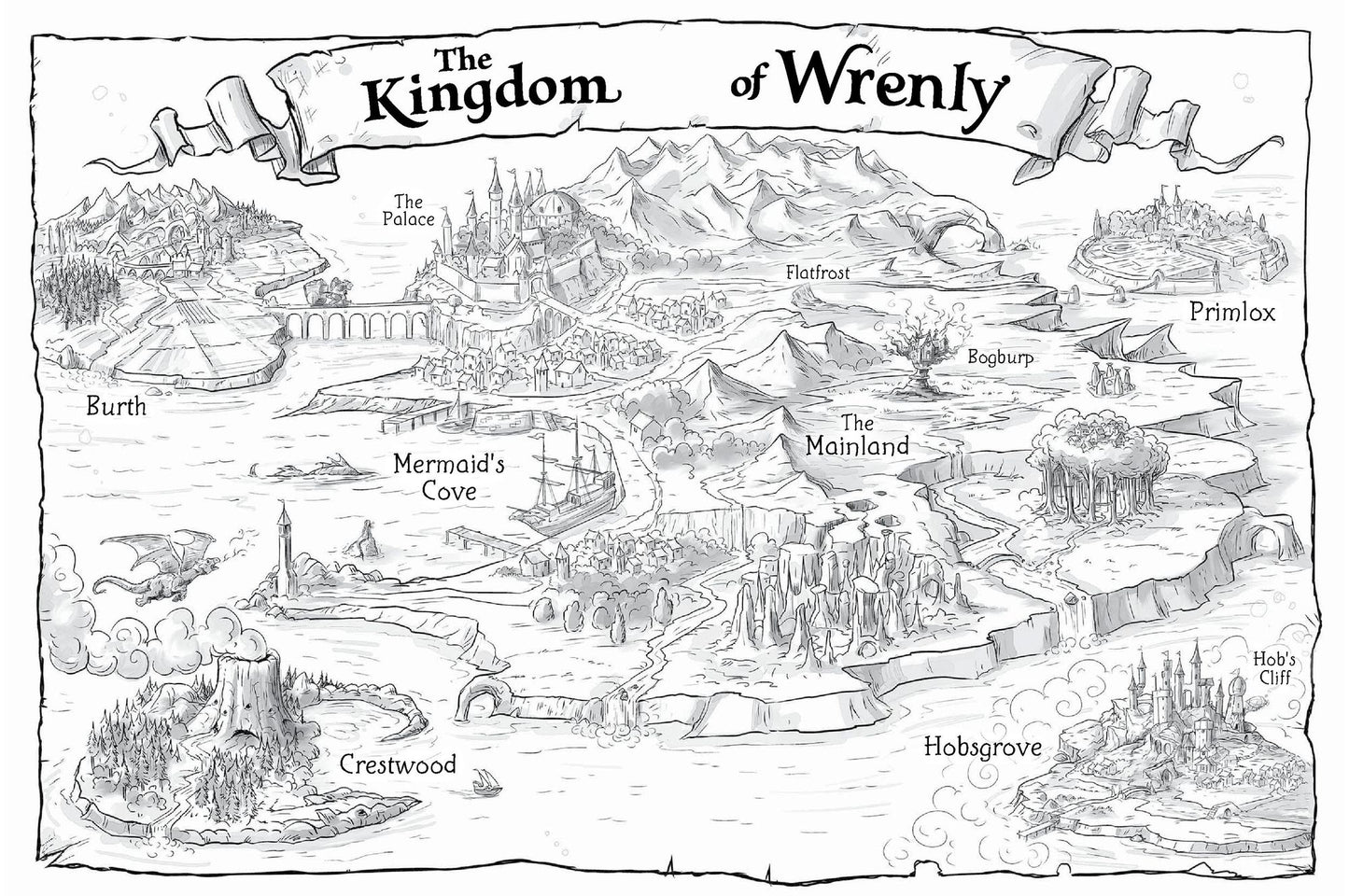 The Scarlet Dragon (The Kingdom of Wrenly Series #2)