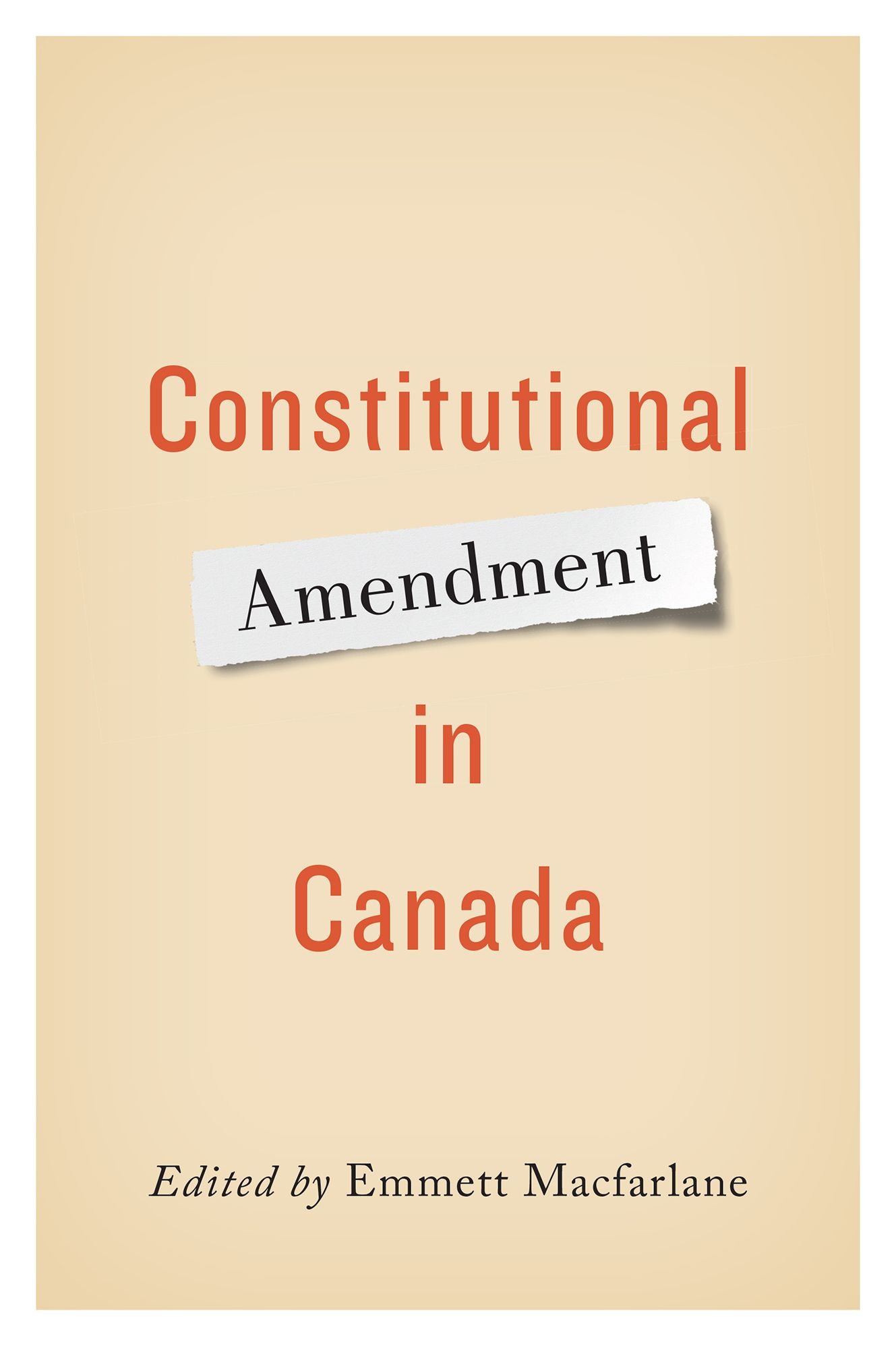 Constitutional Amendment in Canada