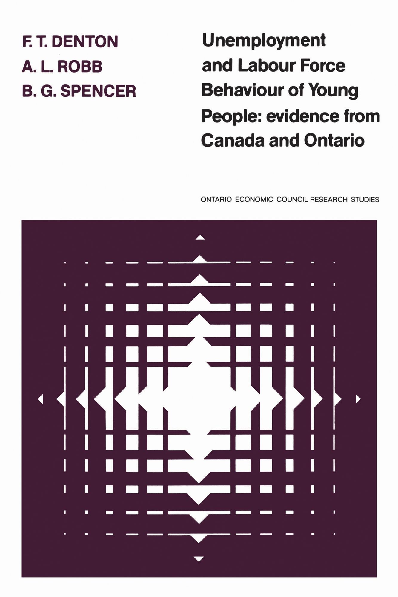 Unemployment and Labour Force Behaviour of Young People: Evidence from Canada and Ontario