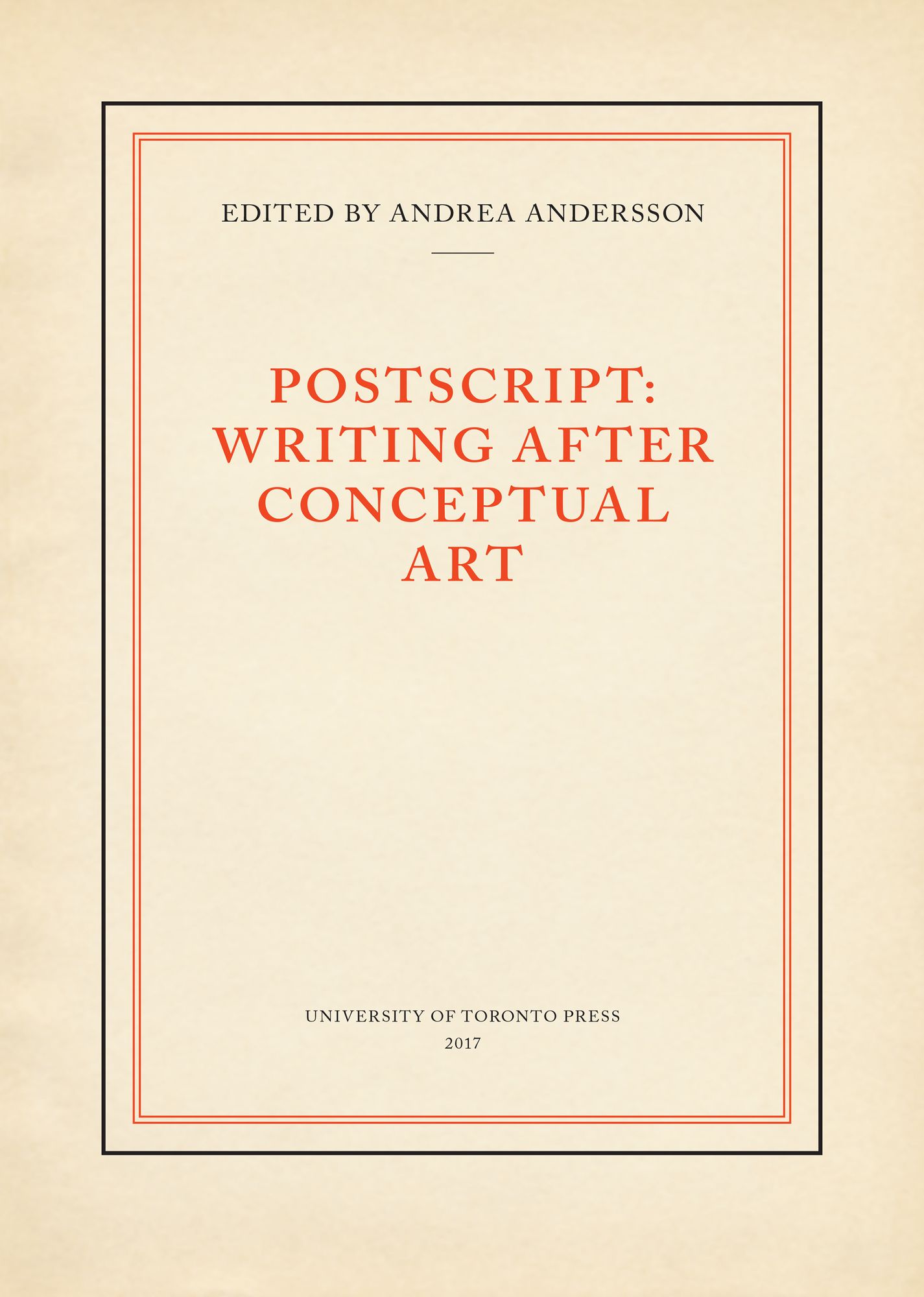 Postscript: Writing After Conceptual Art