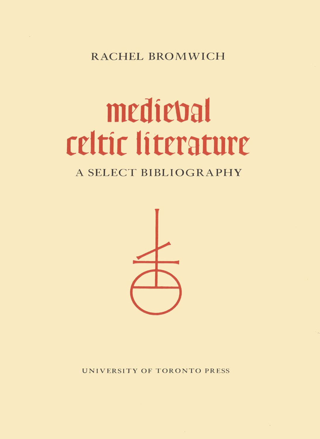 Medieval Celtic Literature: A Select Bibliography