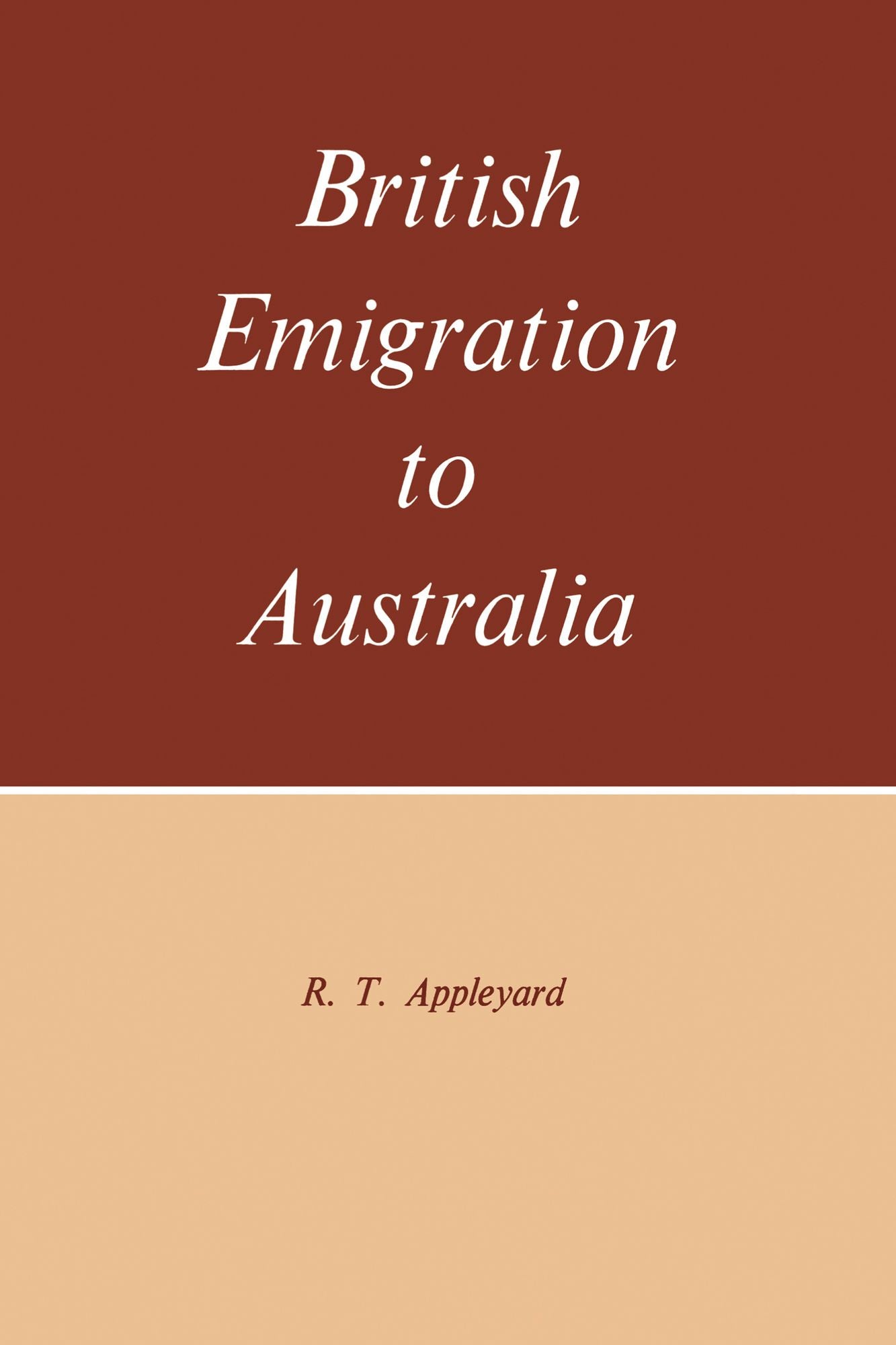 British Emigration to Australia