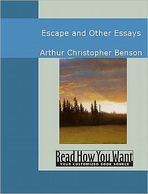 Escape and Other Essays