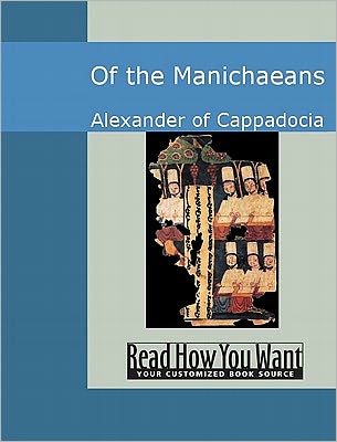 Of the Manichaeans