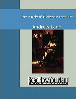 Puzzle of Dickens's Last Plot