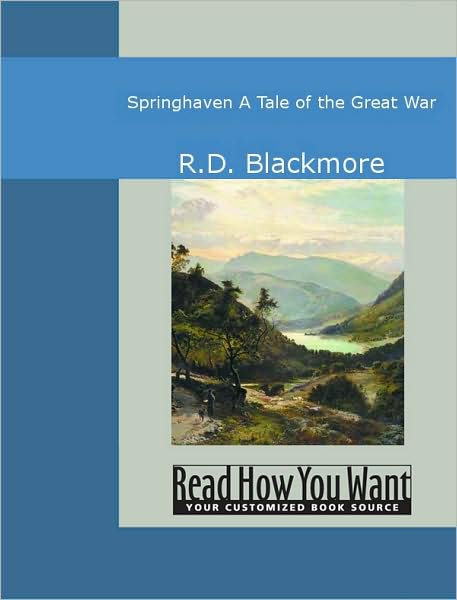 Springhaven : A Tale of the Great War