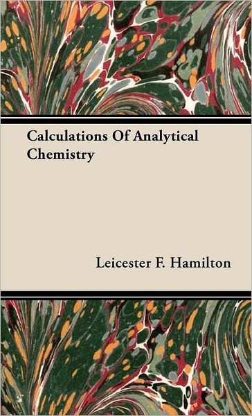 Calculations Of Analytical Chemistry