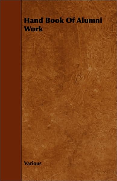 Hand Book of Alumni Work