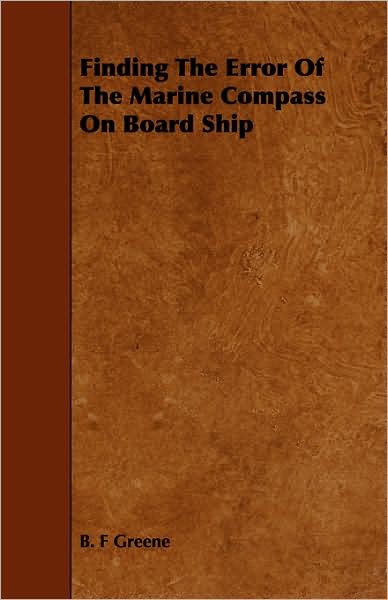 Finding the Error of the Marine Compass on Board Ship