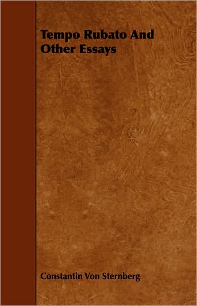 Tempo Rubato And Other Essays