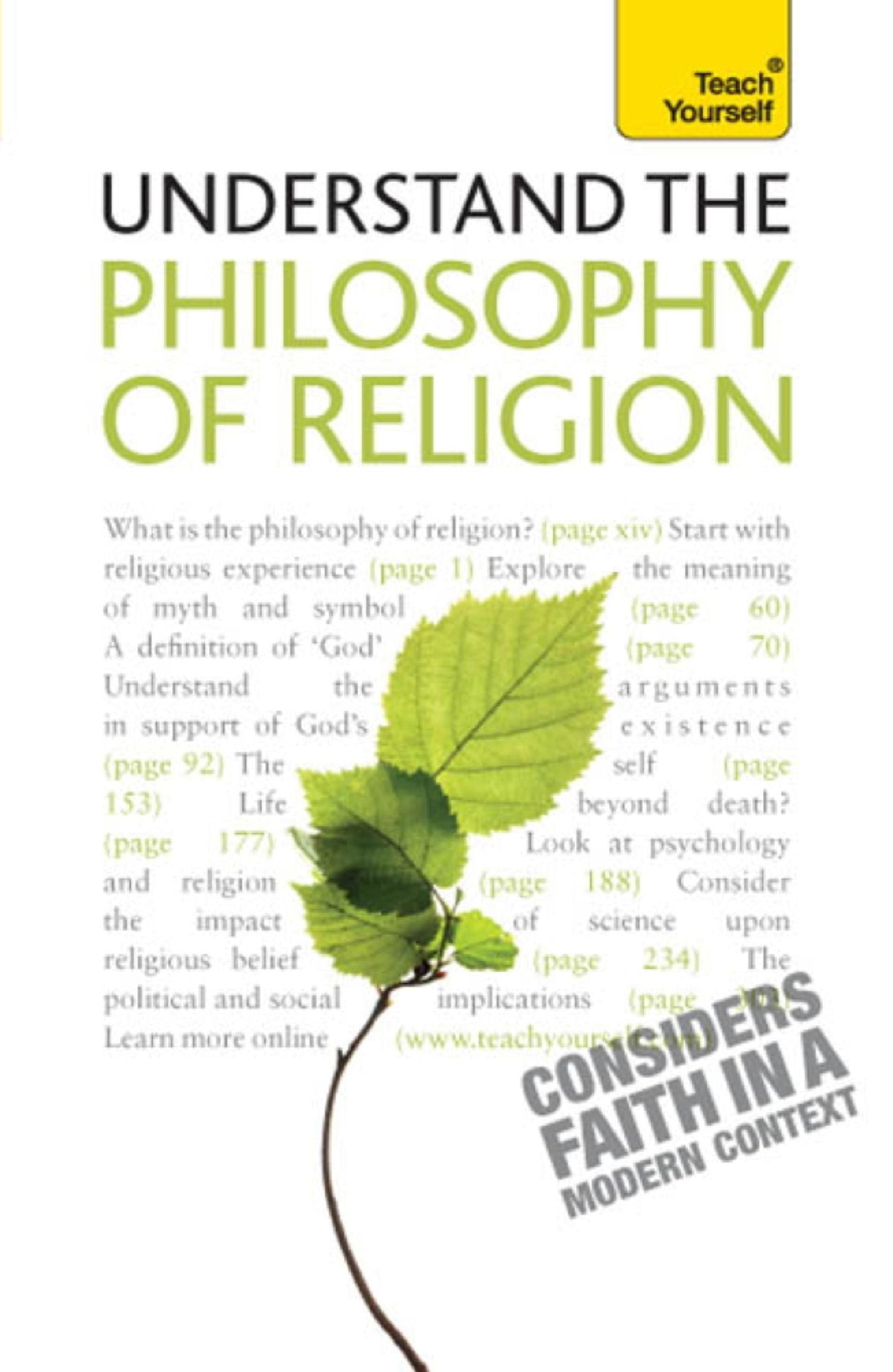 Understand Philosophy Of Religion: Teach Yourself