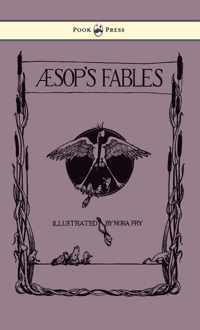 Aesop's Fables - Illustrated in Black and White By Nora Fry