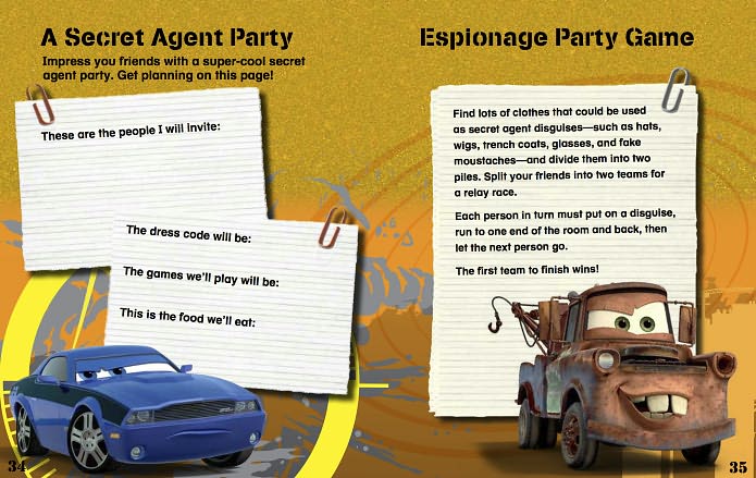 Disney Cars 2 Top Secret Missions
