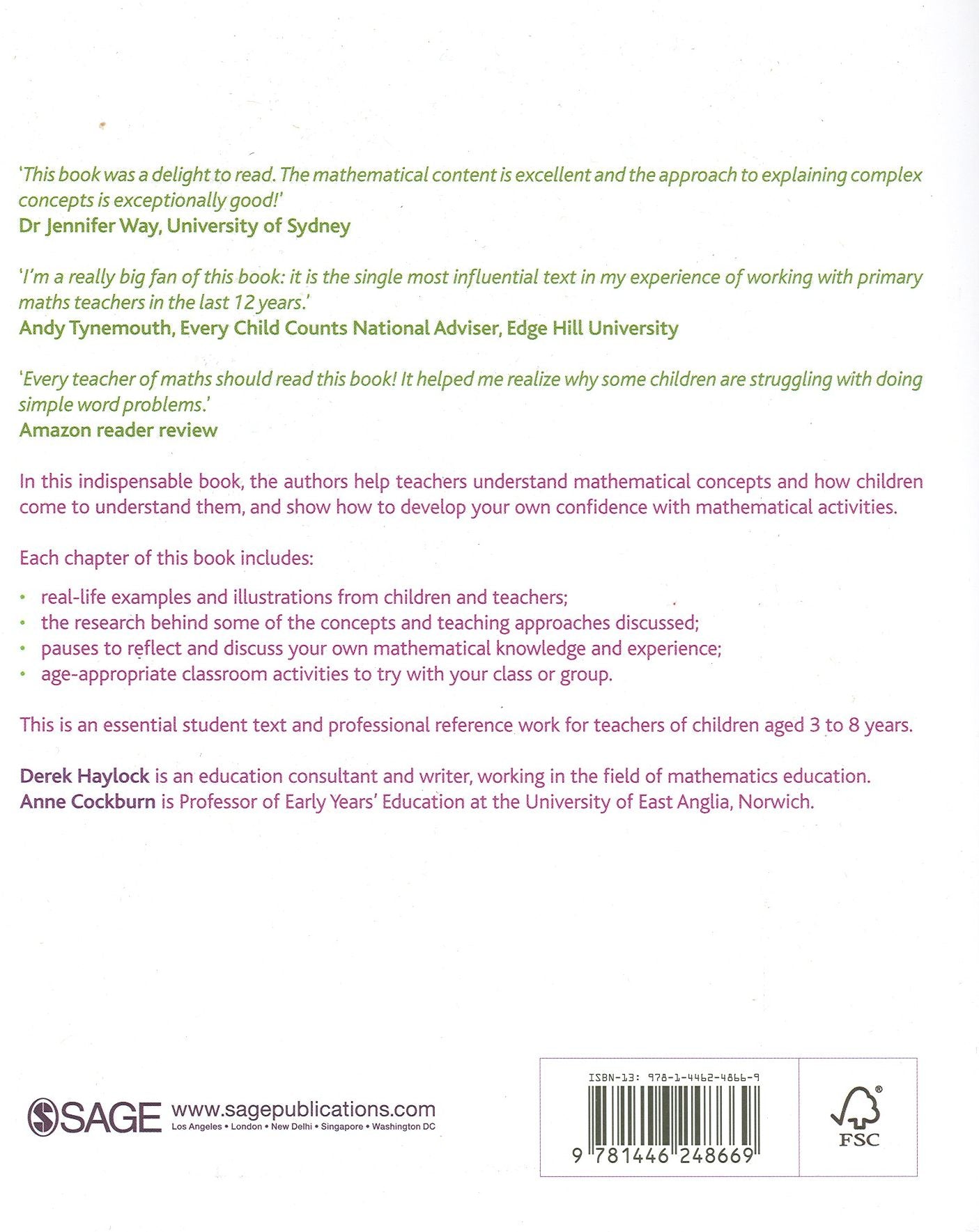 Understanding Mathematics for Young Children: A Guide for Teachers of Children 3-8