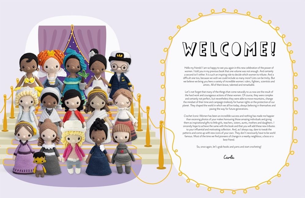 More Crochet Iconic Women: Amigurumi Patterns for 15 Incredible Women Who Changed the World