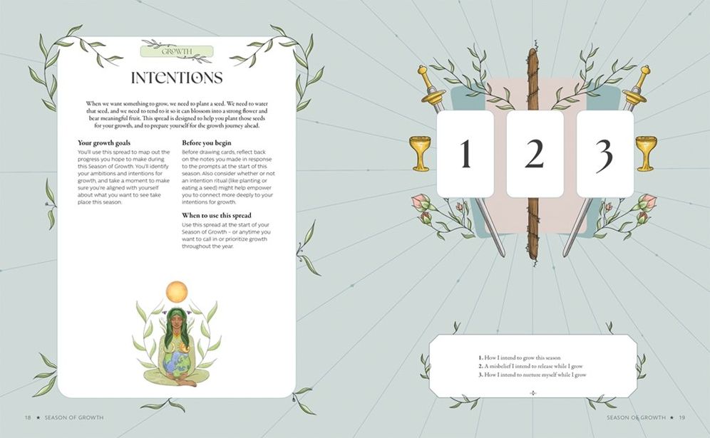 The Tarot Spreads Yearbook: 52 Tarot Spreads for Getting to Know Yourself