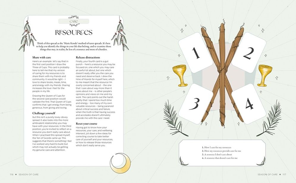 The Tarot Spreads Yearbook: 52 Tarot Spreads for Getting to Know Yourself