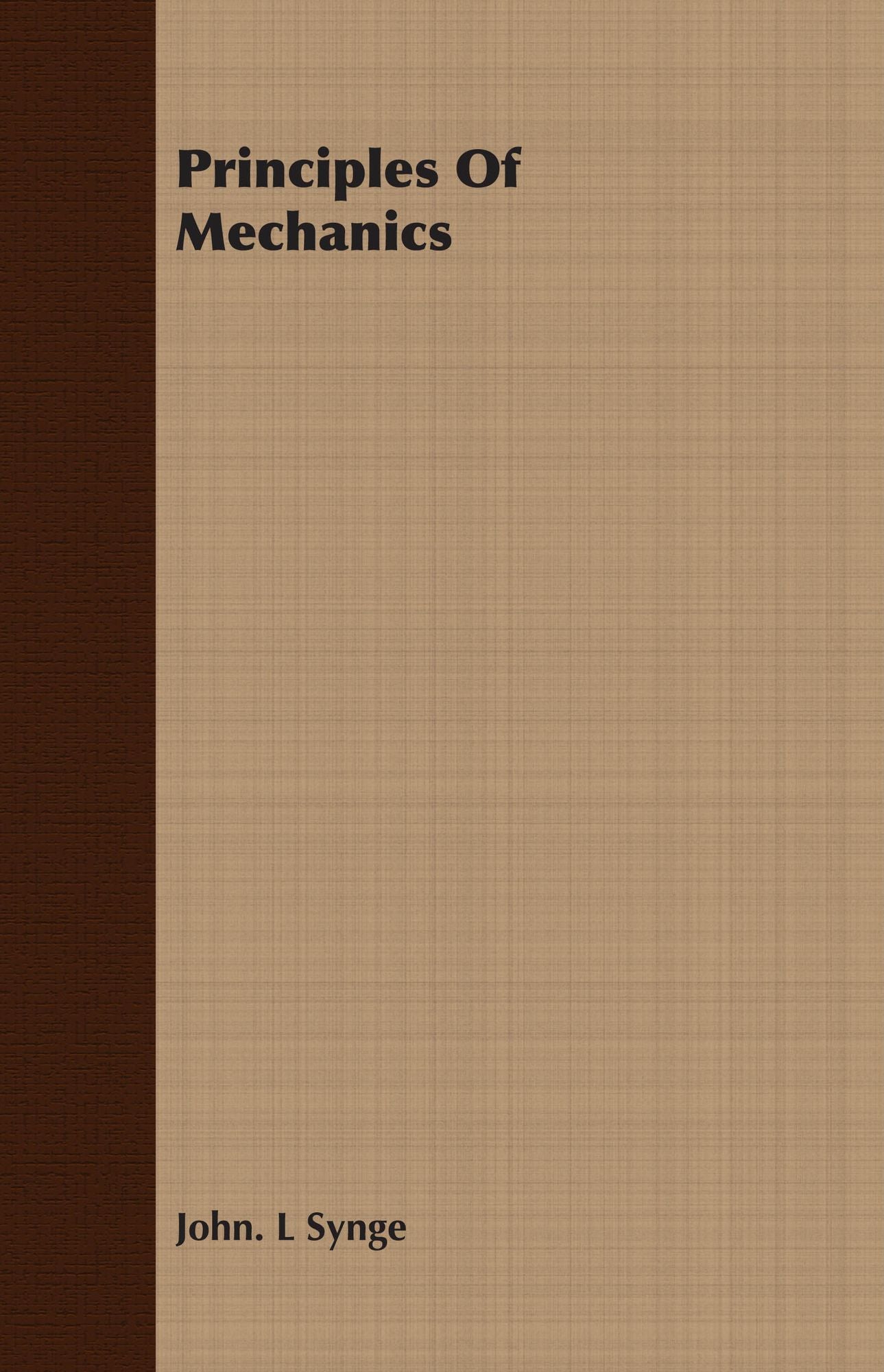 Principles Of Mechanics