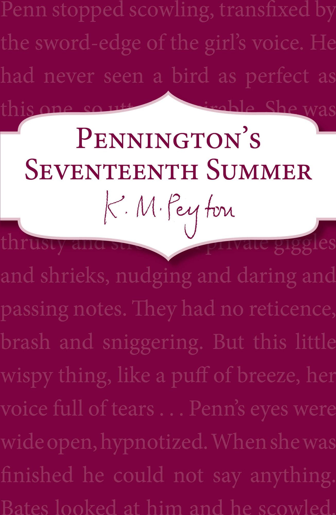 Pennington's Seventeenth Summer: Book 1