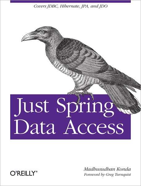 Just Spring Data Access: Covers JDBC, Hibernate, JPA and JDO