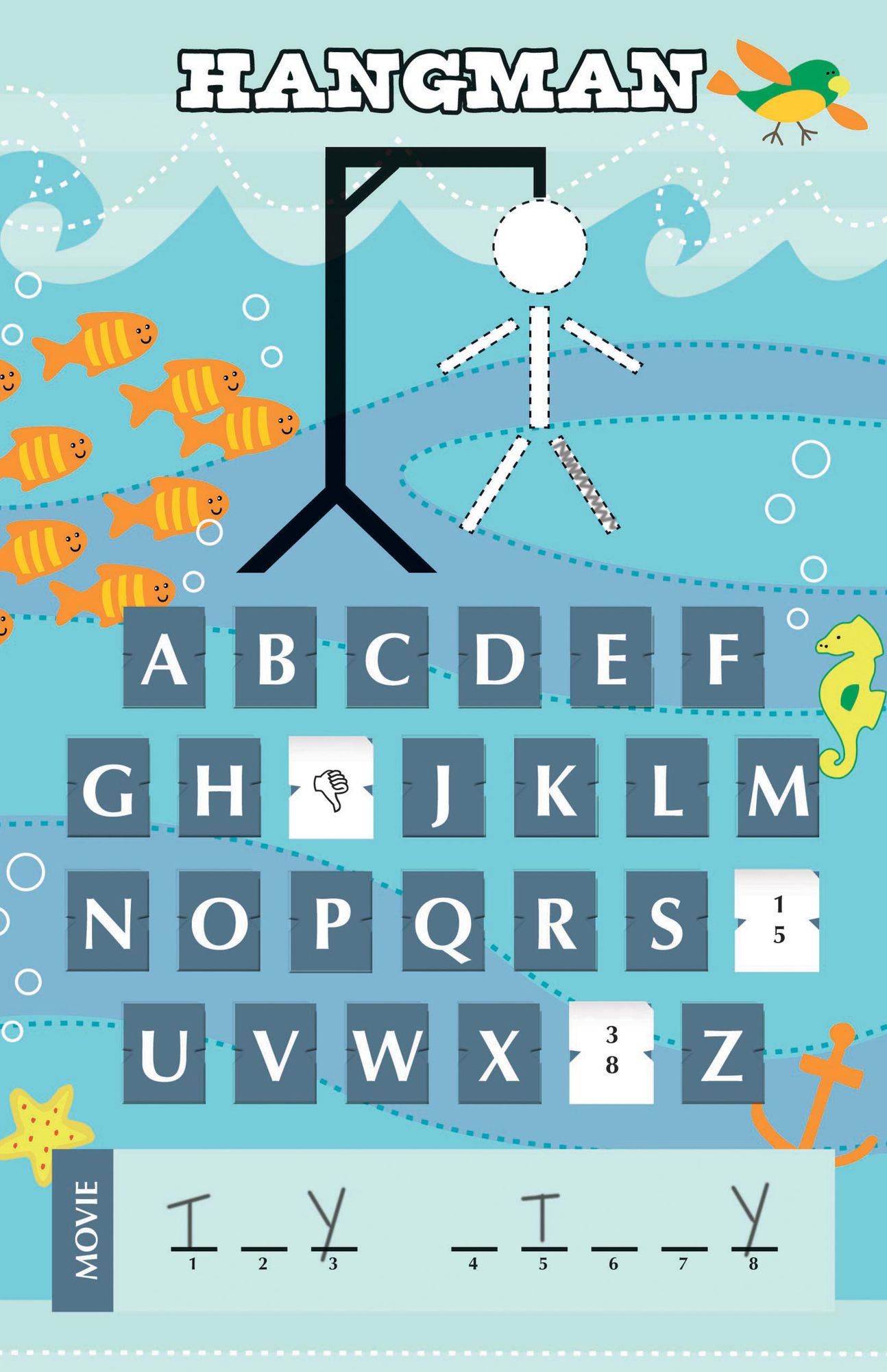 Flip & Click Hangman