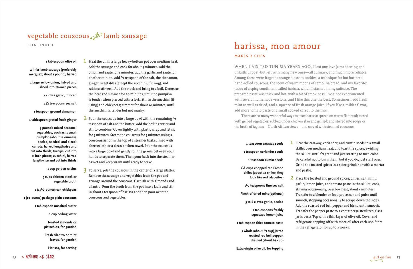 A Mouthful of Stars: A Constellation of Favorite Recipes from My World Travels