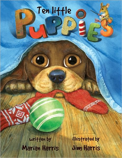 Ten Little Puppies Board Book: An Eyeball Animation Book