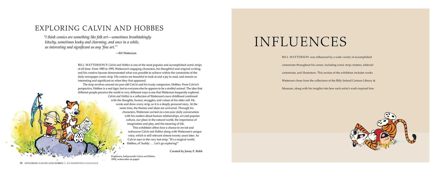 Exploring Calvin and Hobbes: An Exhibition Catalogue