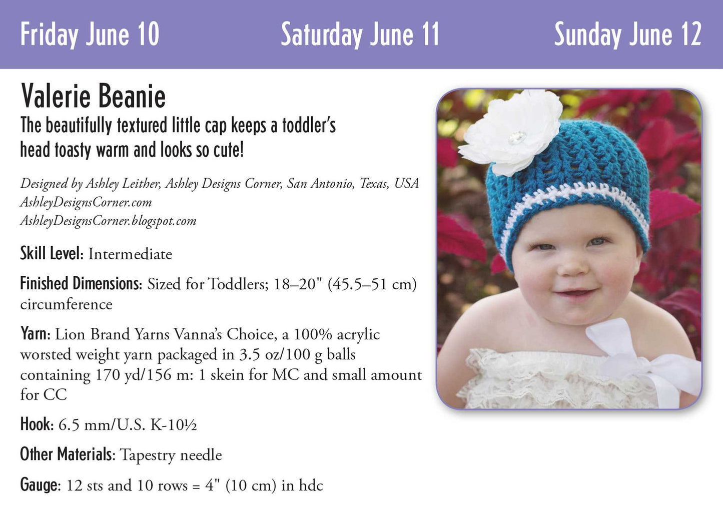 2016 Crochet Day-to-Day Calendar