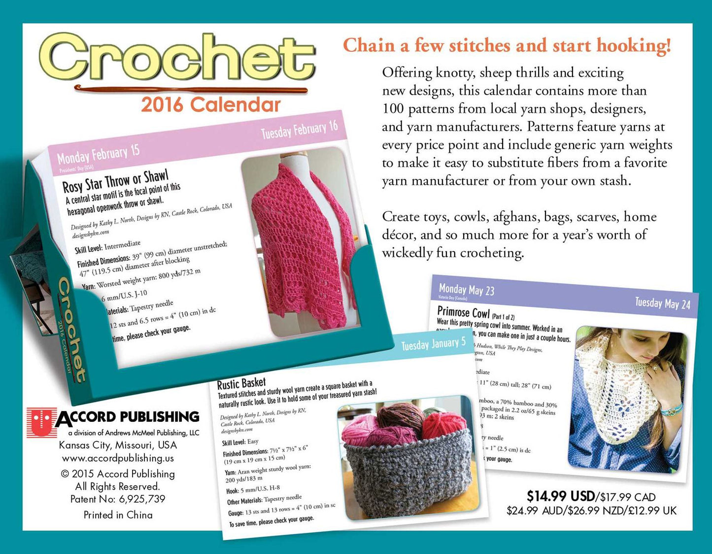 2016 Crochet Day-to-Day Calendar