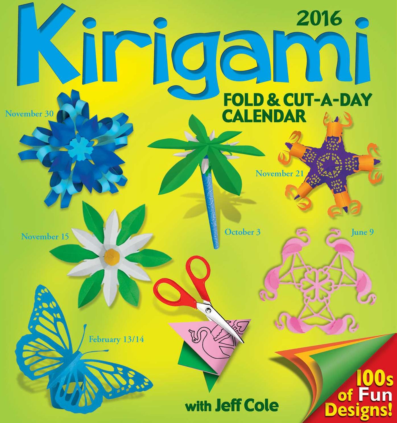 2016 Kirigami Fold & Cut-A-Day Day-to-Day Calendar
