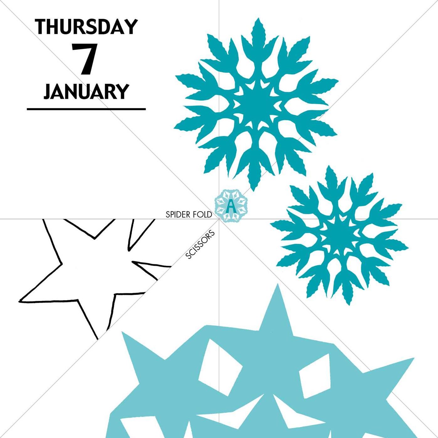 2016 Kirigami Fold & Cut-A-Day Day-to-Day Calendar