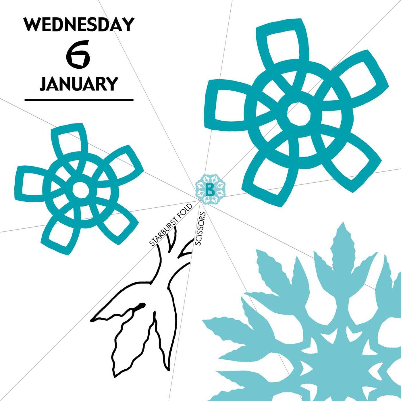 2016 Kirigami Fold & Cut-A-Day Day-to-Day Calendar