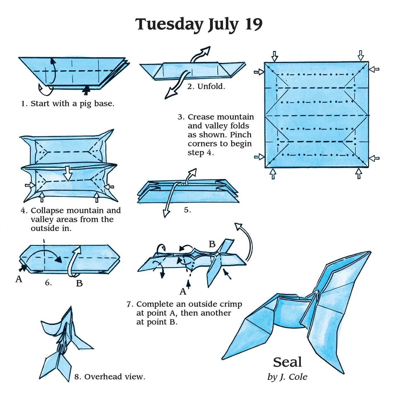 2016 Easy Origami Fold-a-Day Calendar