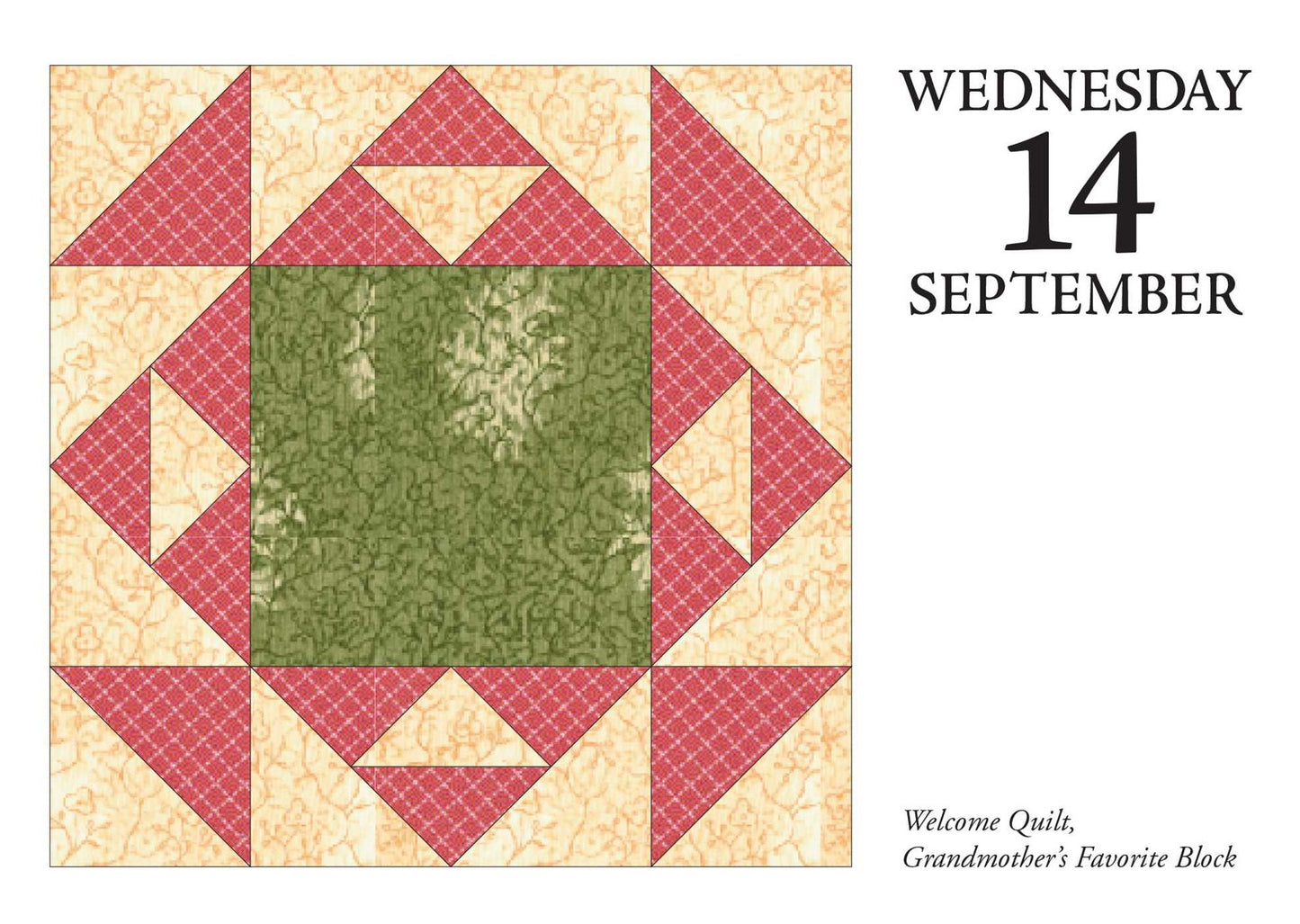 2016 Quilting Block & Pattern-a-Day Calendar