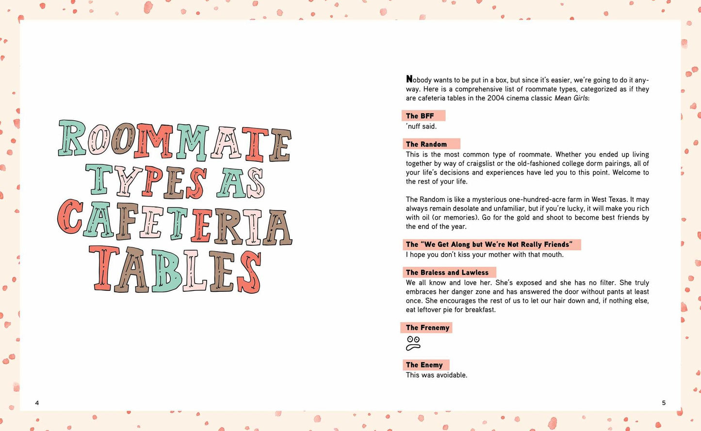 The Roommate Book: Sharing Lives and Slapping Fives