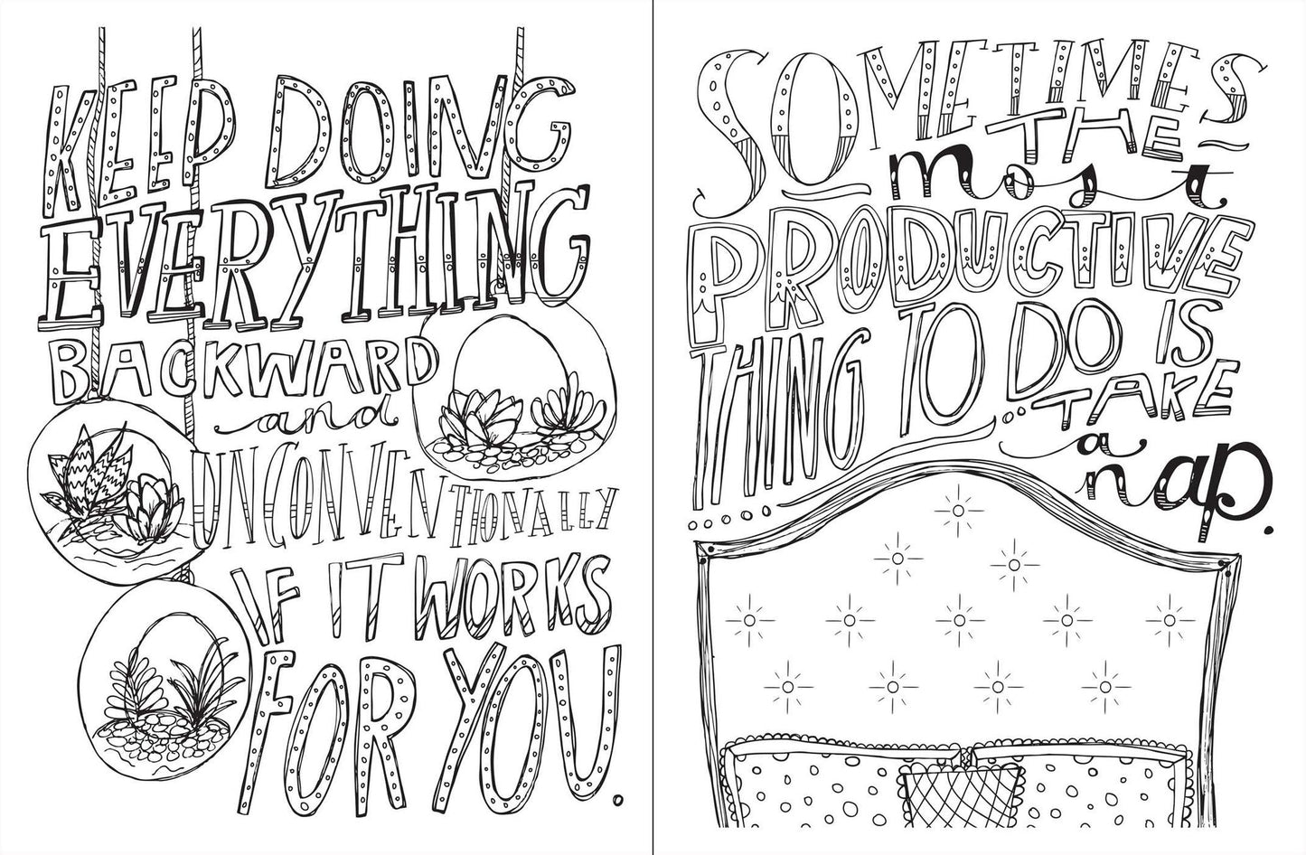 Don't Worry, Eat Cake: A Coloring Book to Help You Feel a Little Bit Better about Everything