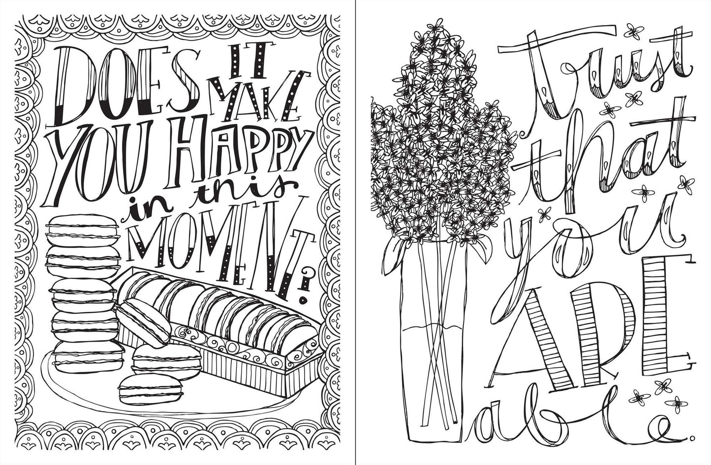 Don't Worry, Eat Cake: A Coloring Book to Help You Feel a Little Bit Better about Everything