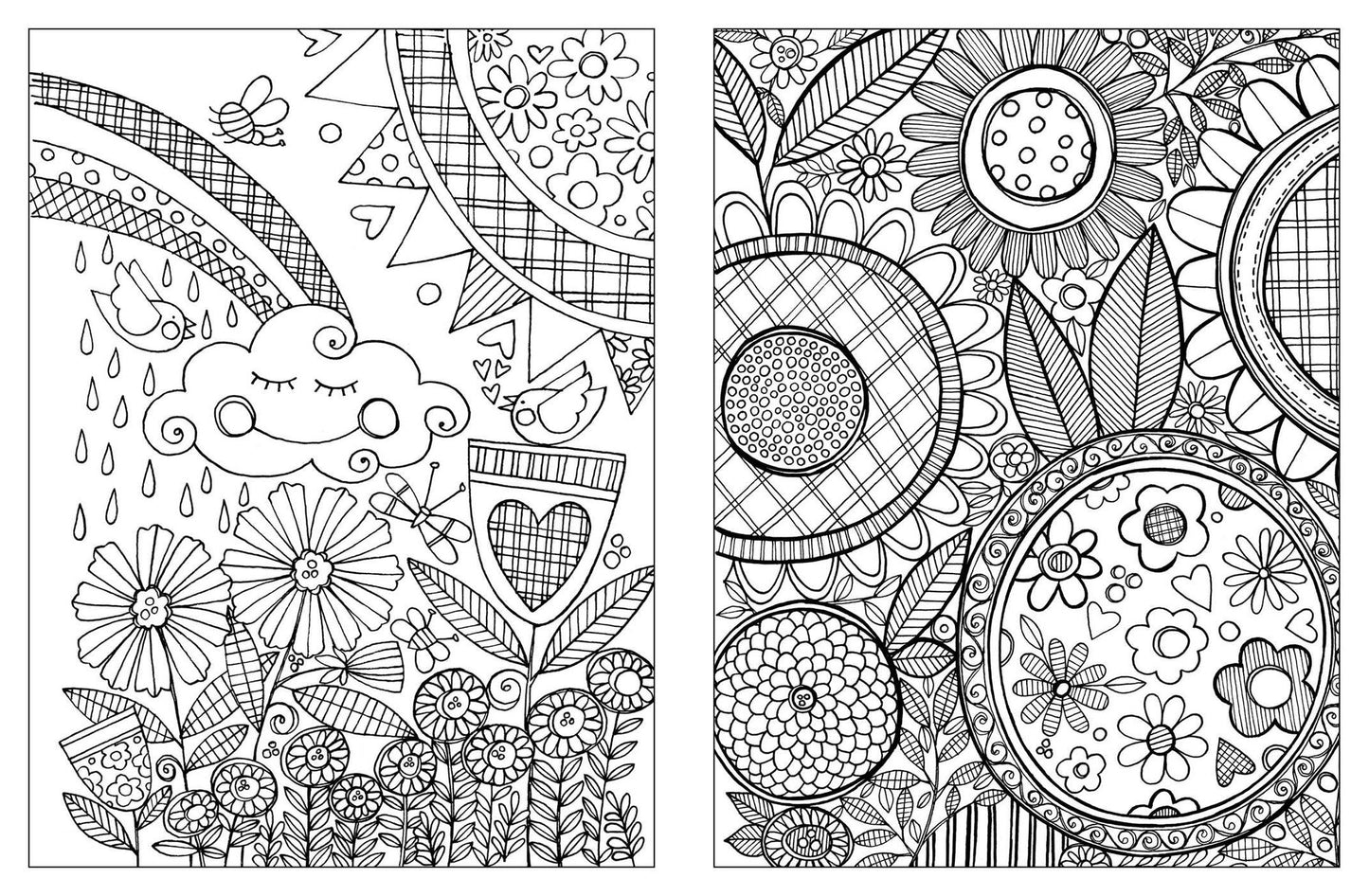 Posh Adult Coloring Book Inspired Garden: Soothing Designs for Fun & Relaxation