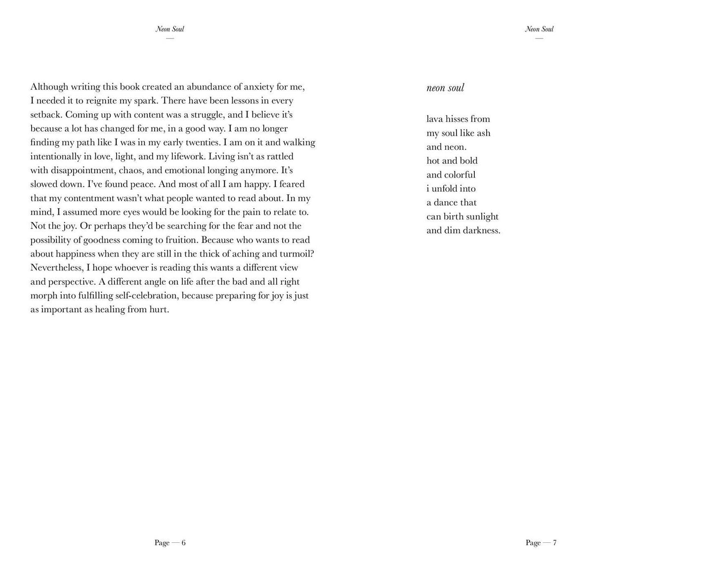Neon Soul: A Collection of Poetry and Prose