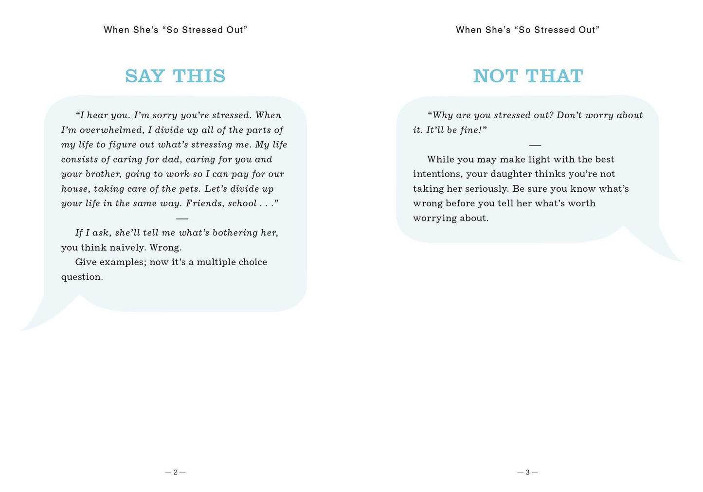 Say This, Not That To Your Teenage Daughter: The Pocket Guide to Everyday Conversations